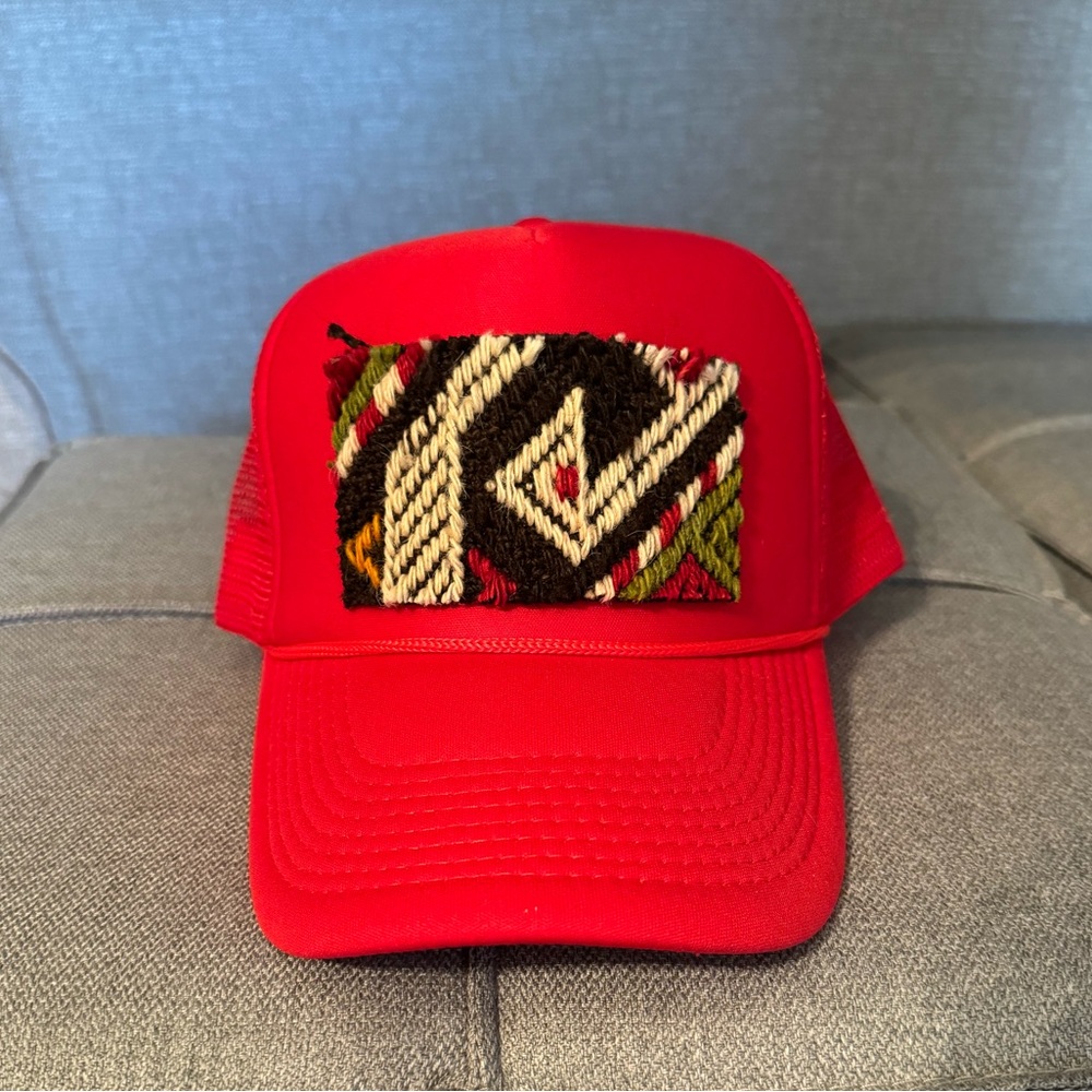 New Kilim Patch Trucker Hat
